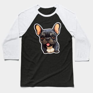 Cute French Bulldog Frenchie Dog Lover Funny Baseball T-Shirt